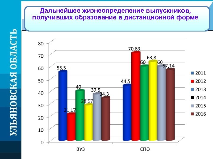 Дальнейшее жизнеопределение выпускников, получивших образование в дистанционной форме 