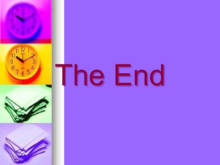 The End 