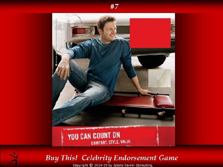 #7 Buy This! Celebrity Endorsement Game Copyright © 2014 -15 by Sports Career Consulting,
