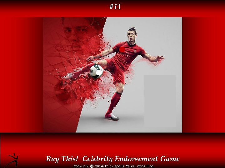 #11 Buy This! Celebrity Endorsement Game Copyright © 2014 -15 by Sports Career Consulting,