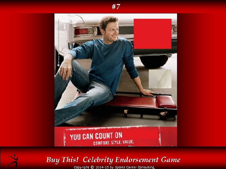 #7 Buy This! Celebrity Endorsement Game Copyright © 2014 -15 by Sports Career Consulting,