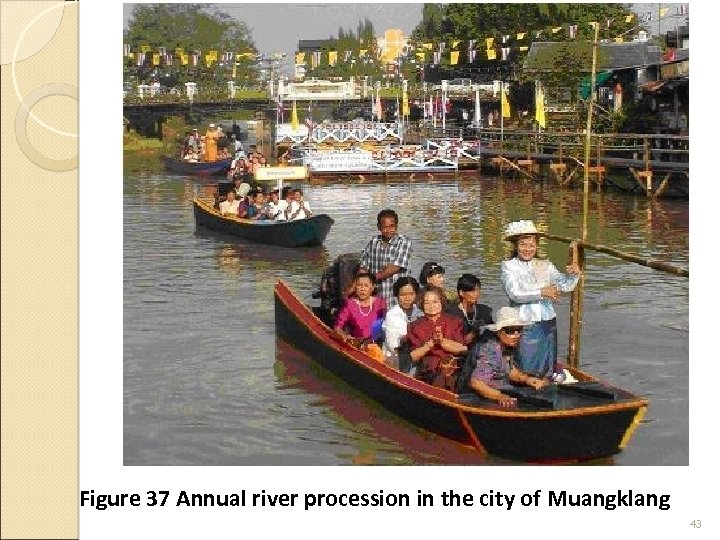 Figure 37 Annual river procession in the city of Muangklang 43 