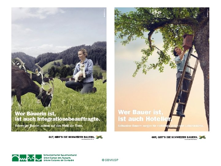 Schweizerischer Bauernverband Union Suisse des Paysans Unione Svizzera dei Contadini © SBV/USP 