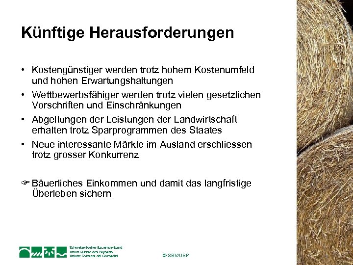 Künftige Herausforderungen • Kostengünstiger werden trotz hohem Kostenumfeld und hohen Erwartungshaltungen • Wettbewerbsfähiger werden