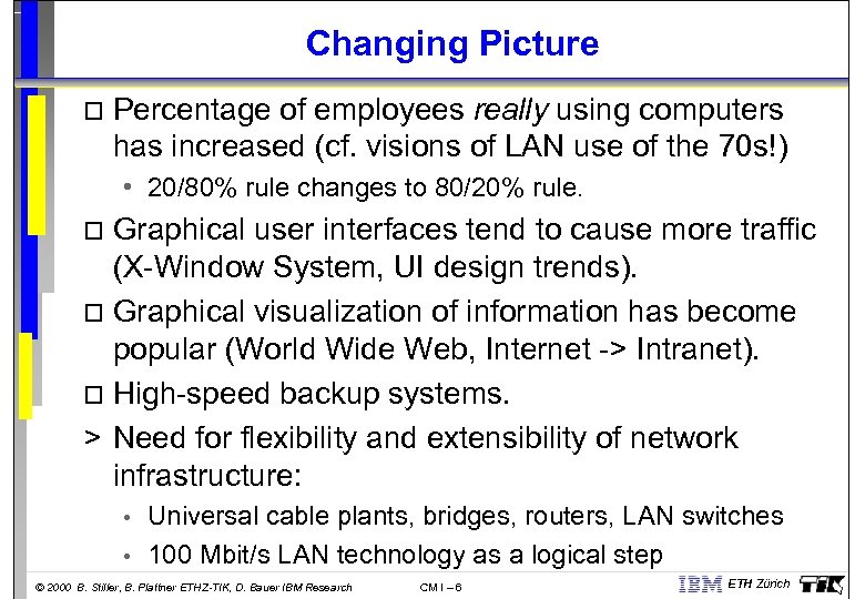 Changing Picture o Percentage of employees really using computers has increased (cf. visions of