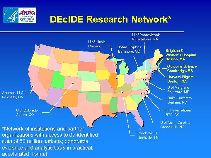 DEc. IDE Research Network* U of Illinois Chicago U of Pennsylvania Philadelphia, PA Johns
