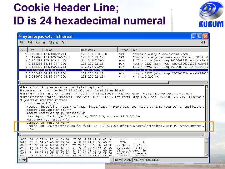 Cookie Header Line; ID is 24 hexadecimal numeral 