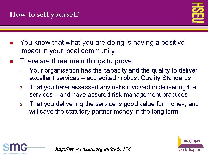 How to sell yourself n n You know that what you are doing is