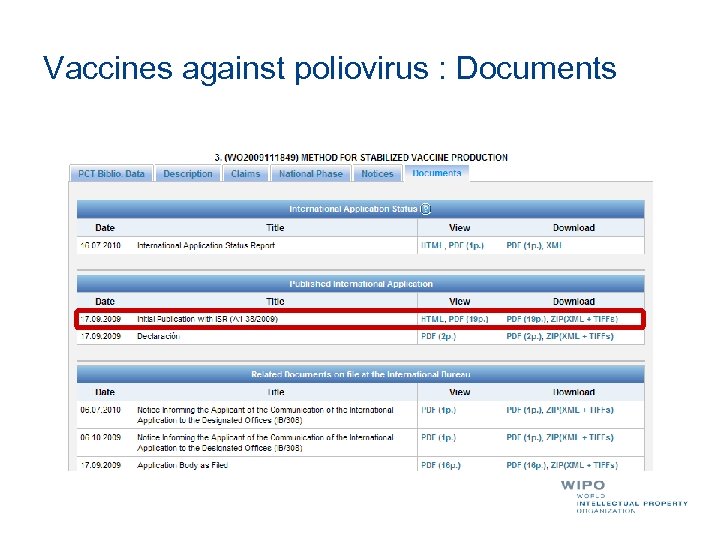 Vaccines against poliovirus : Documents 