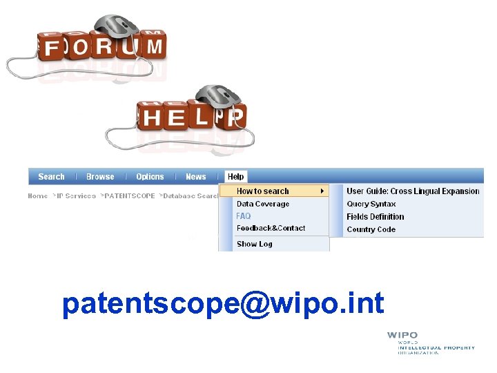 patentscope@wipo. int 