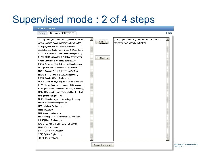 Supervised mode : 2 of 4 steps 