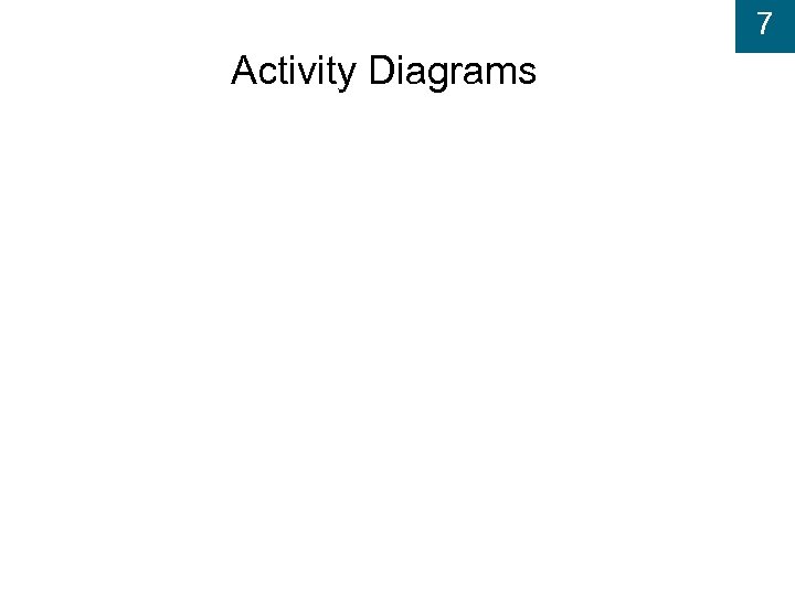 7 Activity Diagrams 