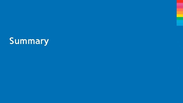 Summary 
