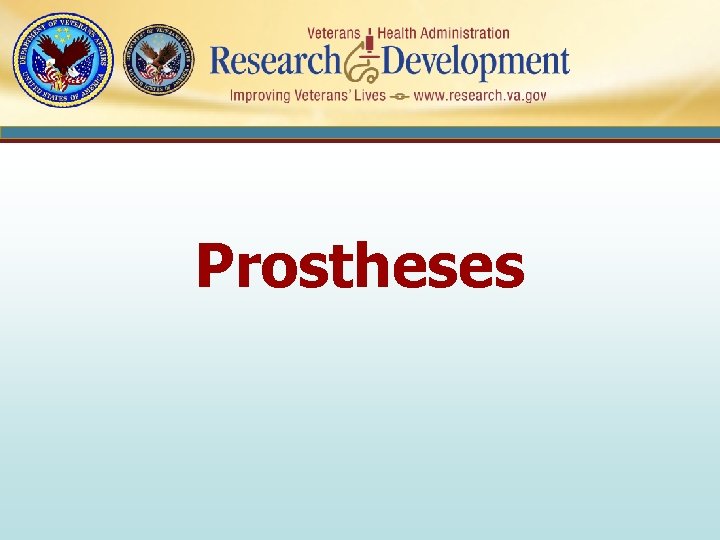 Prostheses 