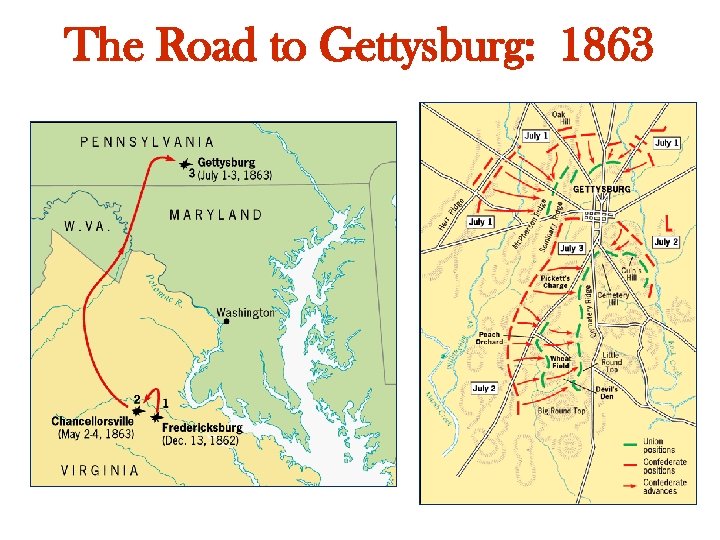 The Road to Gettysburg: 1863 