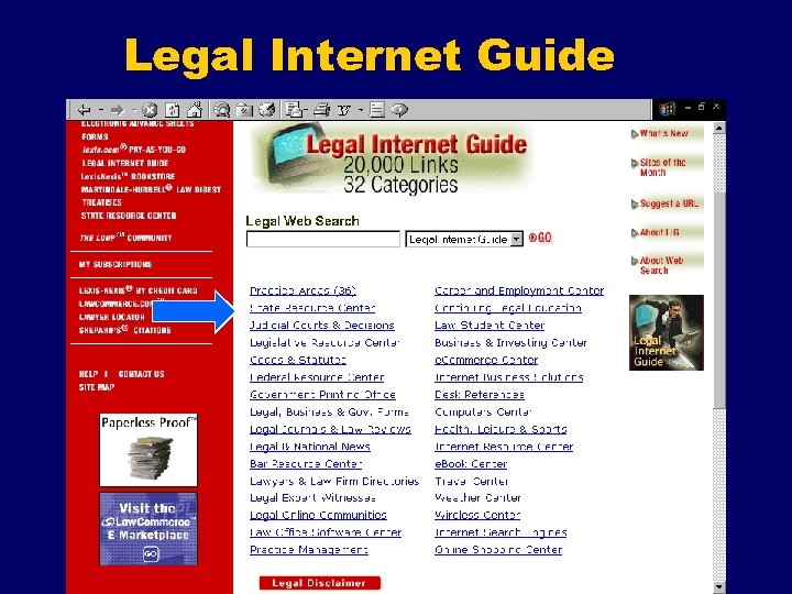 Legal Internet Guide 