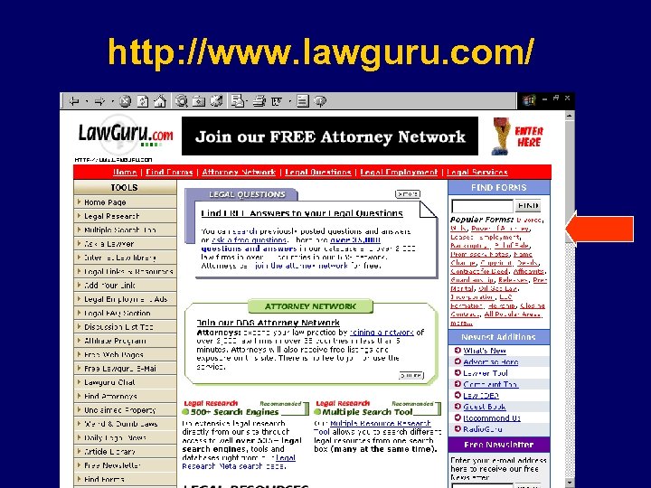 http: //www. lawguru. com/ 