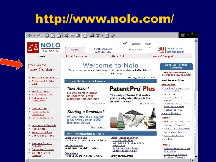 http: //www. nolo. com/ 