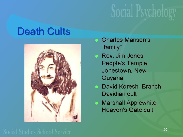 Death Cults Charles Manson’s “family” l Rev. Jim Jones: People’s Temple, Jonestown, New Guyana
