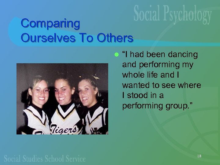 Comparing Ourselves To Others l “I had been dancing and performing my whole life
