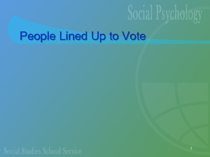 People Lined Up to Vote 5 