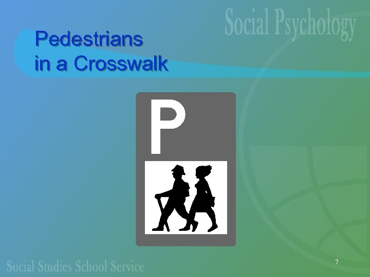 Pedestrians in a Crosswalk 7 