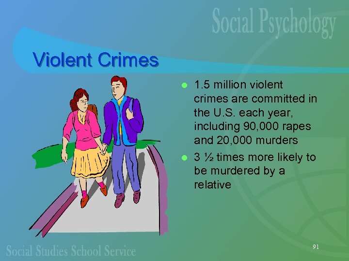 Violent Crimes 1. 5 million violent crimes are committed in the U. S. each