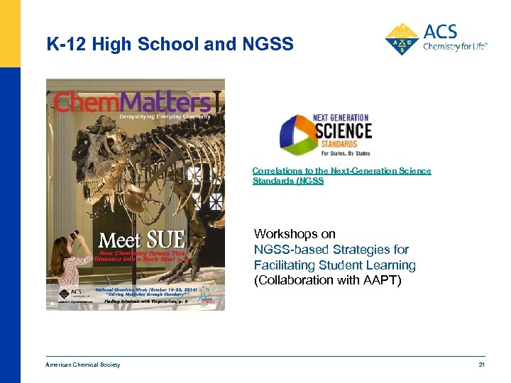 K-12 High School and NGSS Correlations to the Next-Generation Science Standards (NGSS Workshops on