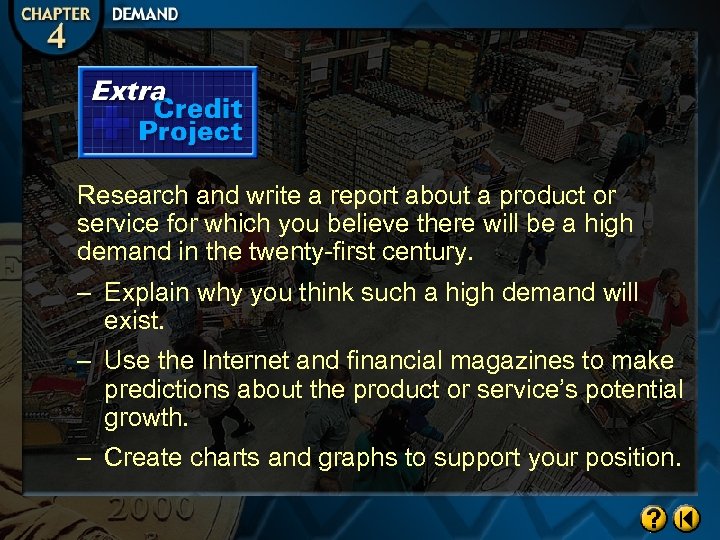 Research and write a report about a product or service for which you believe