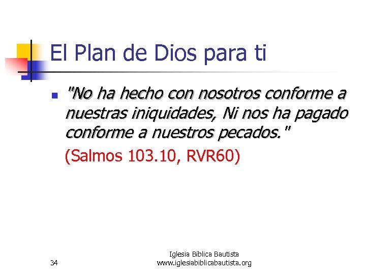 El Plan de Dios para ti n 