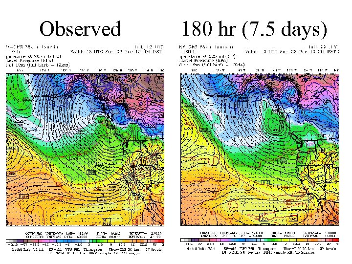 Observed 180 hr (7. 5 days) 