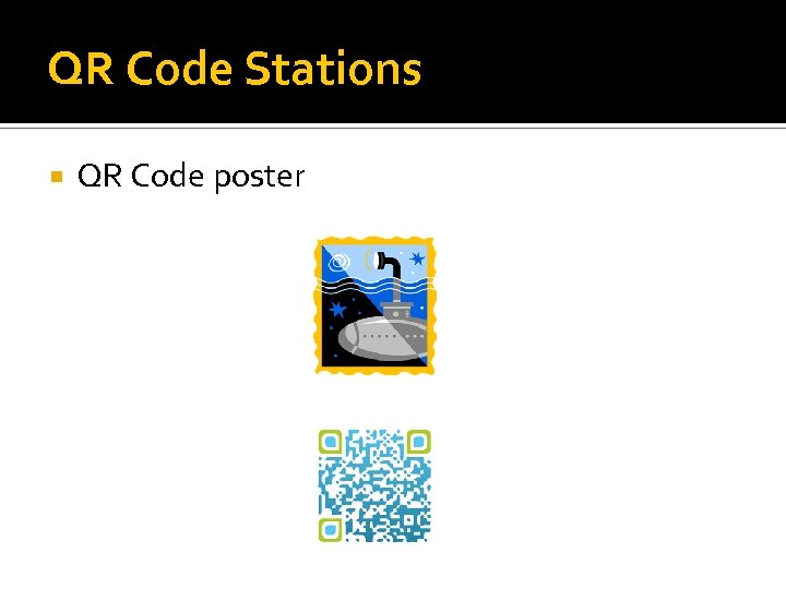 QR Code Stations QR Code poster 