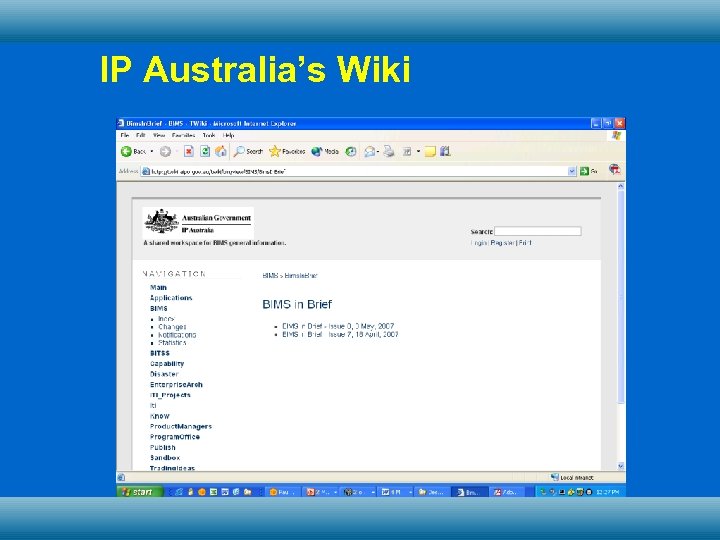 IP Australia’s Wiki 