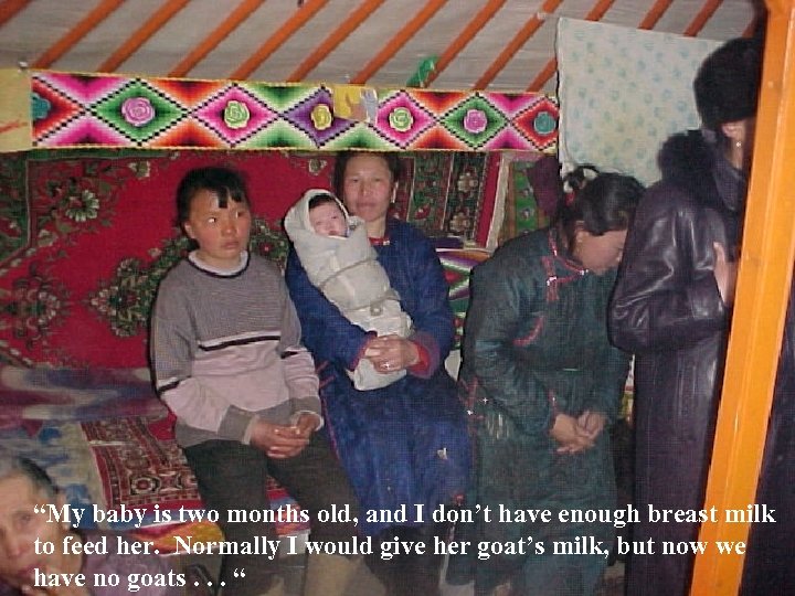 “My baby is two months old, and I don’t have enough breast milk to