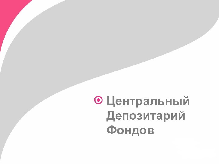 Центральный Депозитарий Фондов 
