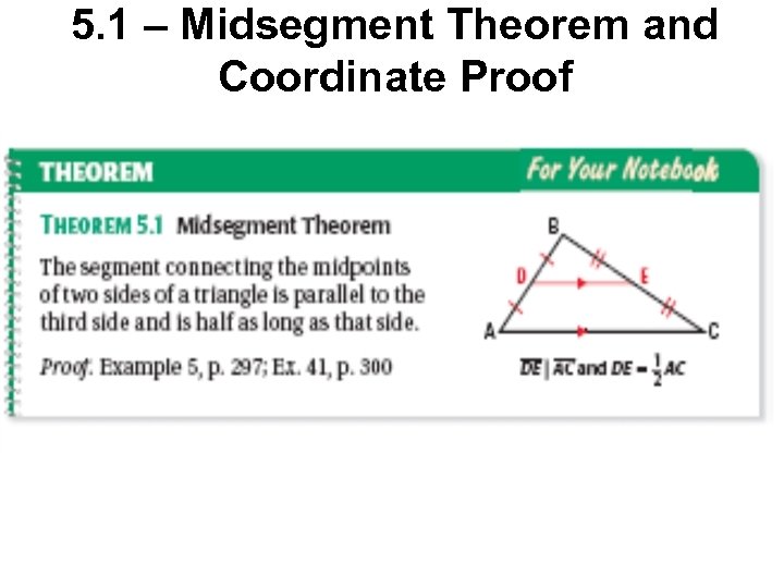 5 1 Midsegment Theorem And Coordinate Proof 9299