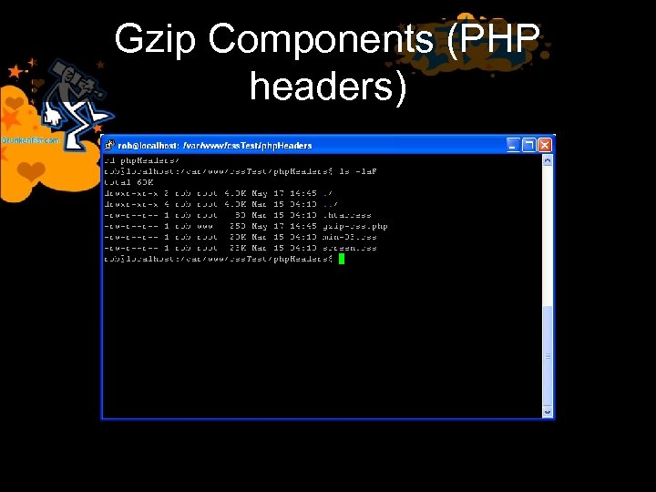 Gzip Components (PHP headers) 