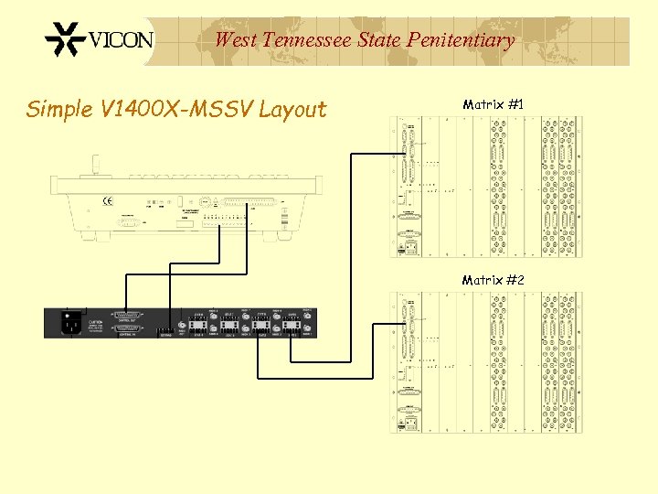 West Tennessee State Penitentiary Simple V 1400 X-MSSV Layout Matrix #1 Matrix #2 