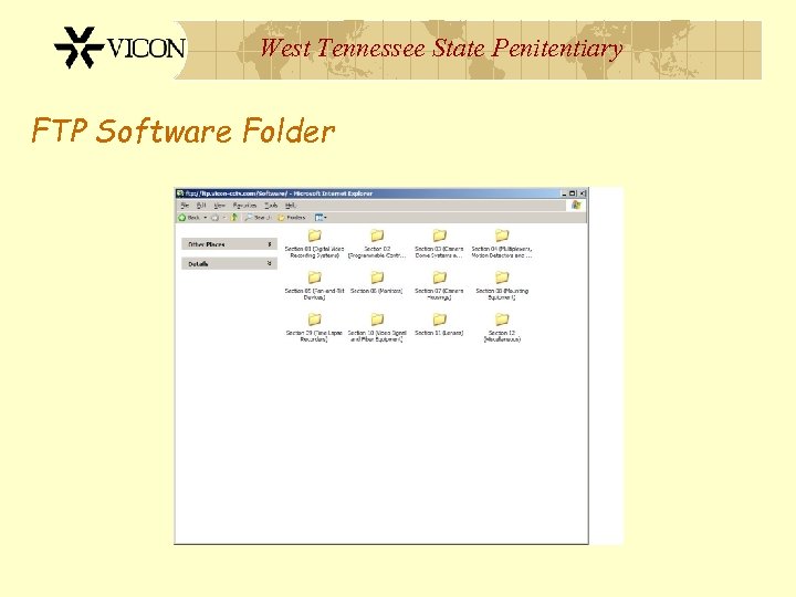West Tennessee State Penitentiary FTP Software Folder 
