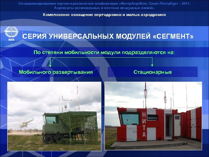 Специализированная научно-практическая конференция «Интер. Аэро. Ком. Санкт-Петербург – 2011. Аэропорты региональных и местных воздушных