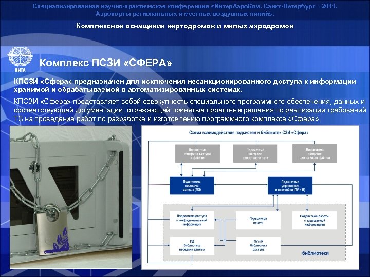 Специализированная научно-практическая конференция «Интер. Аэро. Ком. Санкт-Петербург – 2011. Аэропорты региональных и местных воздушных