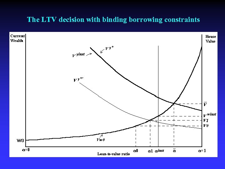 The LTV decision with binding borrowing constraints 