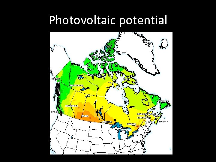 Photovoltaic potential 