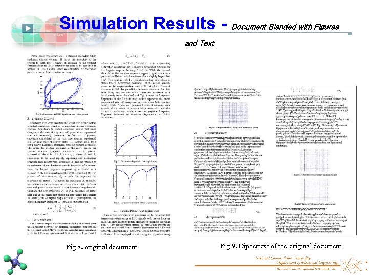 Simulation Results - Document Blended with Figures and Text Fig 8. original document Fig