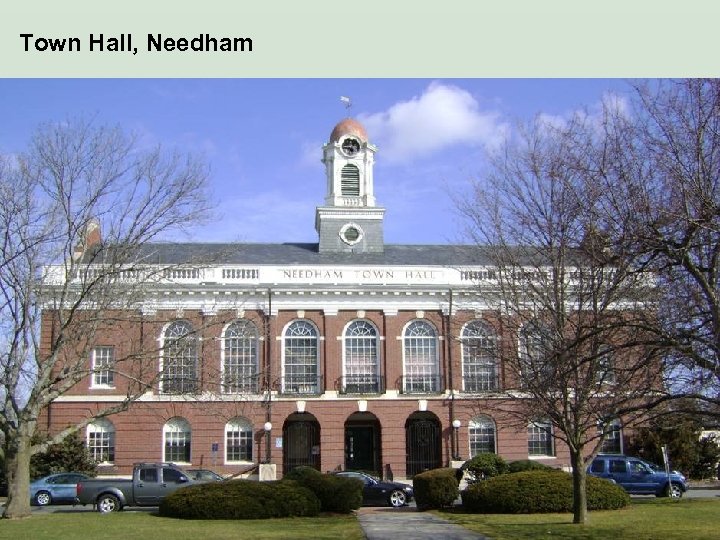 Town Hall, Needham 