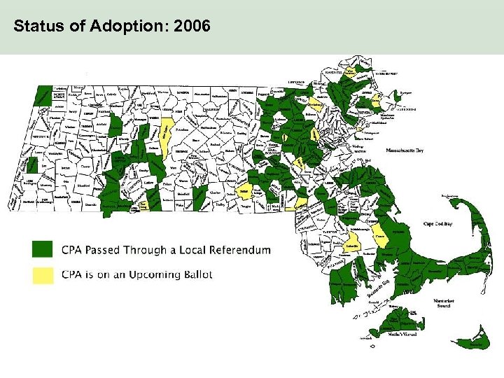 Status of Adoption: 2006 