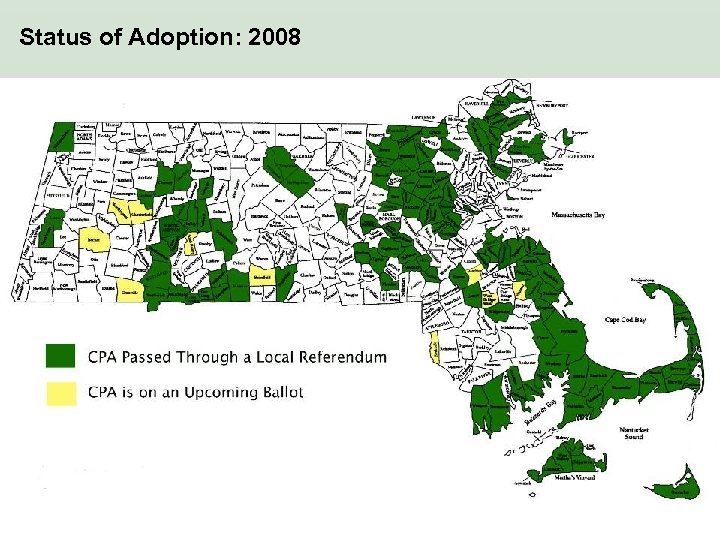 Status of Adoption: 2008 