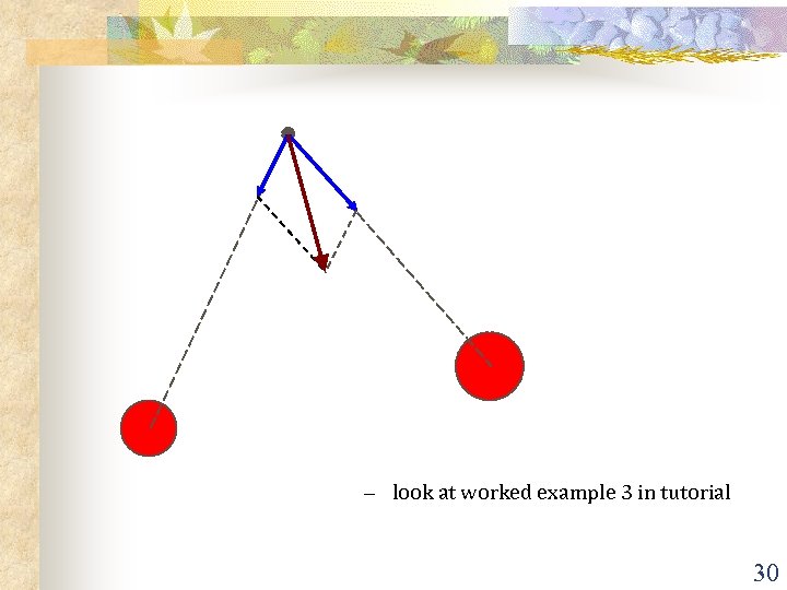 – look at worked example 3 in tutorial 30 