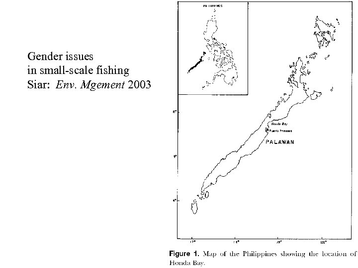Gender issues in small-scale fishing Siar: Env. Mgement 2003 