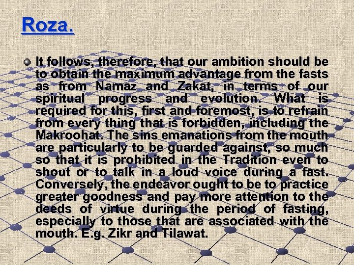 Roza. It follows, therefore, that our ambition should be to obtain the maximum advantage